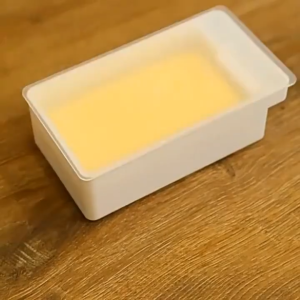 Airtight Butter Storage Box with Cutter Cheese Container for Fridge Freezer Safe Bekas Mentega
