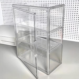 Dust-proof Transparent Desktop Storage Box for Figures Display