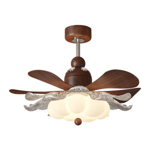 QINGYAO | French Vintage Style Light Fixture Walnut Color 2026 New Edition