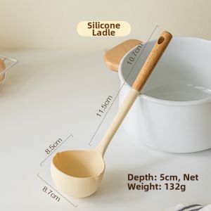 SHUEHO | Electric Rice Cooker Suitable Standable Non-Stick Silicone Spoon