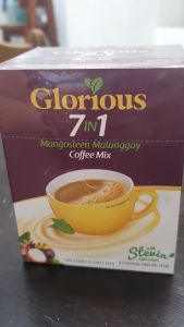 Glorious Blend 7 in 1 Healthy Coffee Mix with Mangosteen and Malunggay