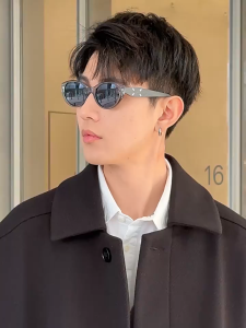 MENSPE แว่นกันแดดยูนิเซ็กส์โพลาไรซ์กรอบแว่นกันแดดทรงรีย้อนยุคแว่นกันแดดแฟชั่นขับรถแว่นกันแดดแว่นตากันแดดไม้ UV 400 ขาออกแบบการขี่จักรยานขี่จักรยานขี่แว่นตาสำหรับผู้ชายผู้หญิง