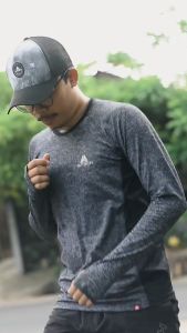 AVTECH - Baselayer Baju Kaos Manset Long Sleeve Pria Wanita Olahraga Lari Hiking Slim Fit Dry Fit - COLWOOD Baselayer Olahraga Cepat Kering Kaos Slim Fit Untuk Aktivitas Outdoor - Lazada