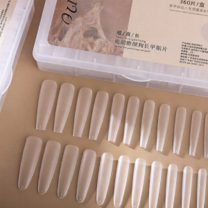 FENGMANTING | Long Extension Seamless Thin T-shaped & Trapezoid Nail Tips