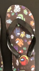 Sandal Anak Karakter Gamer Among Us