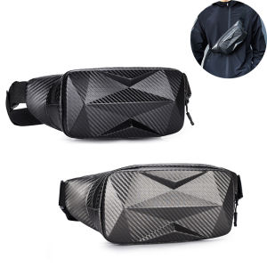 Motorcycle Waist Bag For Men Women Outdoor Moto Rider Waterproof Crossbody bag EVA Hard Shell Motorbike Riding Waist Pack