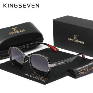 KINGSEVEN แฟชั่นแว่นตากันแดดผู้ชายแว่นตาผู้หญิงโพลาไรซ์สไตล์วินเทจชายแว่นตา Anti-Glare UV400