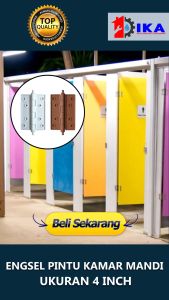 Engsel PVC Plastik 4 Inci: Pintu Kamar Mandi & Aksesoris