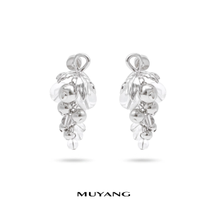 MUYANG | Grape Crystal High-end Luxury Elegant Long Necklace