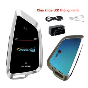 Chìa Khóa Xe Thông Minh LCD Cho BMW Audi Hyundai Benz Honda Toyota Nissan Lexus Porsche Mazda Ford Renault KIA - Chìa Khóa Điều Khiển Từ Xa Tiện Lợi Với Chức Năng OBD