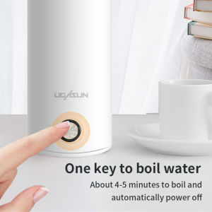 Binnis Portable Electric Kettle 400ML thermos tumbler Coffee Travel Water Heater Temperature Control Mini Travel Smart Stainless Steel Kettle