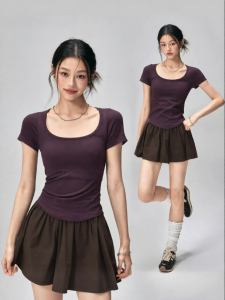 FITNESSGIRL | Breathable & Padded T-Shirt