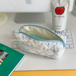 Floral Print Womens Makeup Bag Handheld Travel Storage Bag Large Capacity Toiletry Bag Pink Cute Style Household Organizer