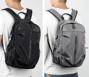 Dawaar Beg Galas Remaja Wanita Lelaki Sekolah ( Women Men Travel Oxford USB Waterproof Backpack Bag Student Sports ) 1R4