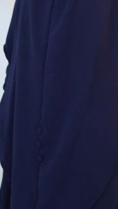 Elegant Crepe Ironless Jubah Set with Khimar and Purdah - Raya Arrival