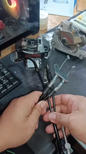 สายคันเร่งเดิม เอ็นแมก155 / สายคันเร่งเดิม รุ่น N-MAX155 (ความยาว 142 ซม) สายเร่งเดิมแบบ 2 สาย เอ็นแมก155 คุณภาพเกรดศูนย