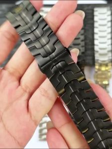 20/22mm Stainless Steel Watch Strap  Accessories for Omega for Rolex Universal Bracelet Folding Buckle Business Metal Wrist Band