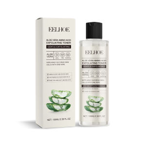 EELHOE Aloe amino acid Exfoliating essence water aloe essence nourishing skin moisturizing softening and hydrating essence Exfoliating essence water temperature and exfoliating deep cleansing skin moisturizing Aloe Vera Soothing and smooth facial toner