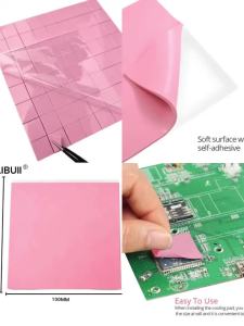 100pcs High Performance 6.0 W/mK 0.5/1.0/1.5/2.0/2.5mm Thermal Pad GPU CPU Heatsink Cooling Conductive Silicone Pad