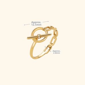 Helas | Balance Design Diamond Ring 18K Gold