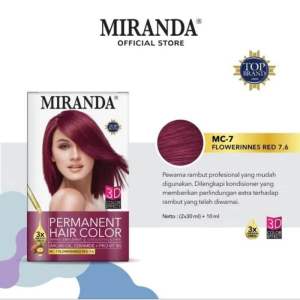 MIRANDA  MC7 floweriness red hair color  dye rambut cat rambut miranda