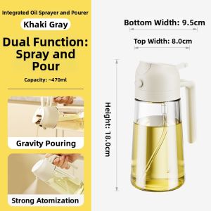 COOKER KING | Drip and Spray Oil Dispenser Bottle