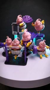 Q Version 5 in 1 Health Club Majin Buu PVC Figure with Box (9 cm High)
