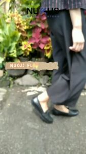 Sepatu Kerja Wanita Flat Shoes Kulit Sapi Nukus Hitam Krem dan Coklat Tan - SPW PT GB