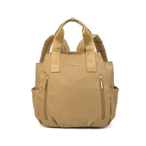MISZAPATOS Womens Casual Lightweight Backpack Handbag Large Capacity Waterproof Double Shoulder Bag Commuter Style Daily Use