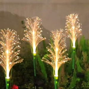 Solar Garden Lights LED Luminous Reed Outdoor Decorative Solar Powered Flower Stake Light Christmas Lights for Yard Lawn
