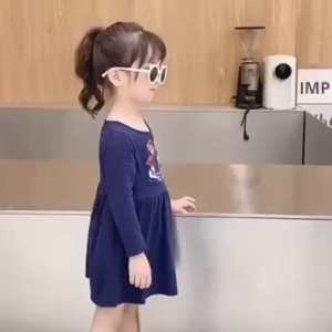 EFK712 Kacamata Fashion Anak Bentuk Telinga Beruang Kids Sunglasses Korea Style