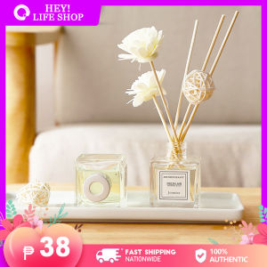 Reed Household Aromatherapy Oil with Diffuser Set Home Essential Plant Air Fresher Heatless Lasting Fragrance for Bedroom Living Room Bathroom