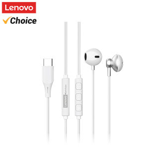 Lenovo | Lenovo Y103 Pro Wired Gaming Earphones In-Ear 3.5mm/Type-C Headset Stereo Earbuds with Mic for Phones Tablets Desktops Laptops