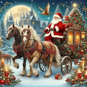 1000 pcs Puzzle for Adult Santa Claus  Games Educational Toys Christmas Gift Decorative Painting
