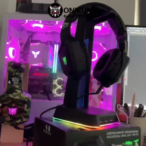 ONIKUMA K8 RGB Virtual Surround Channel Gaming Headset with Microphone Noise Cancellation