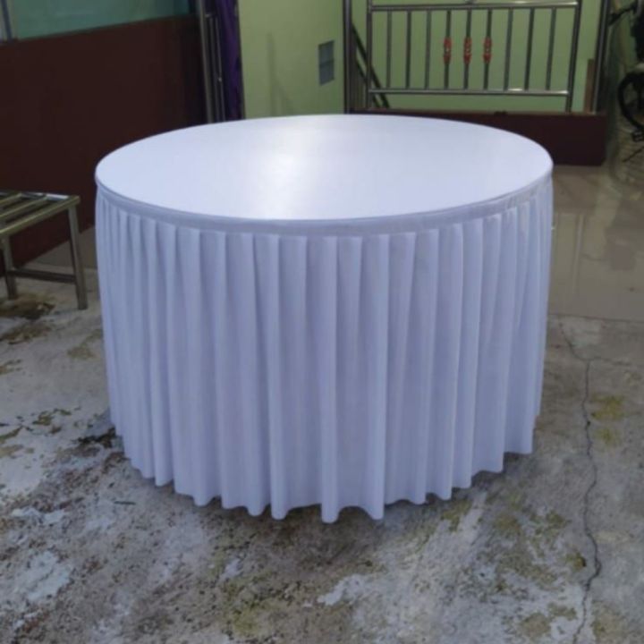 taplak meja bulat diameter 120 tinggi 75 - 80 cm Taplak Meja ...