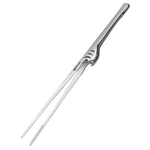 AKL | Extended Thick Stainless Steel Kitchen Tongs