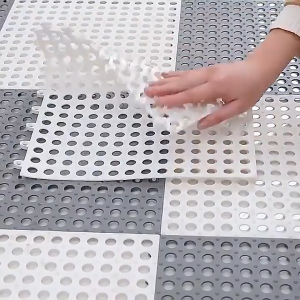 LAIMA Bath Mat 31x31cm Mat Anti-Slip Bathroom Mat Square PVC Waterproof Mat DIY Bathroom Floor Shower Mat Kitchen Mat