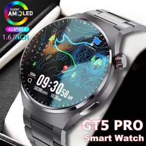 New GT5 Pro Smart Watch 1.6 AMOLED HD Screen GPS Tracker Heart Rate Bluetooth Calls NFC Sports Waterproof Smart Watch Men 2025