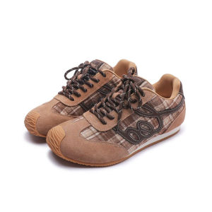Trendy Vintage Sneakers Color-block Design