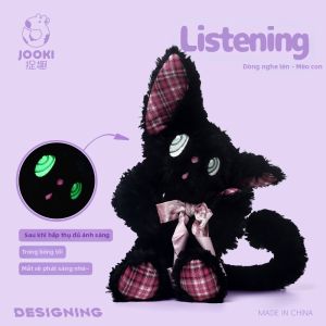 JOOKE | Ba lô mèo nhồi bông Halloween cho bé gái túi đeo chéo