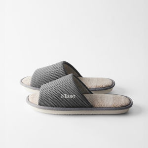 รองเท้าแตะผ้าลินินยางไนลอนเนปุสสำหรับใส่ในบ้านสำหรับผู้ชายและผู้หญิง รองเท้าแตะแบบสวมลำลอง ระบายอากาศได้ดี ป้องกันแบคทีเรีย ดูดซับความชื้น