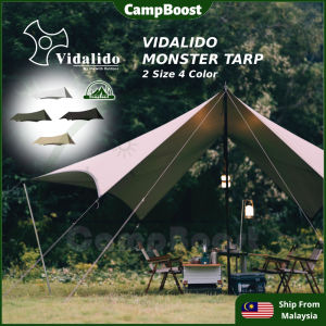 CampBoost Vidalido Monster Tarp Flysheet Camping WaterProof Tarp Tent Flysheet Shelter Awning