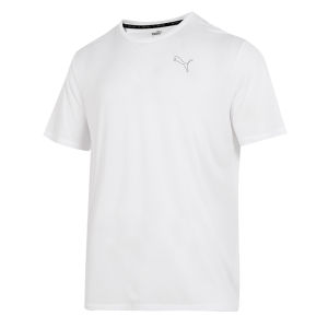 Áo Thun Nam Ngắn Tay Khô Nhanh Puma Áo Thể Thao Thoáng Khí Top 587212-02 Quần Áo Tập Luyện Bằng Vải Polyester