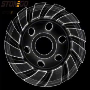 Đĩa Mài Kim Cương Turbo 4 Inch 12 Cạnh Siêu Bền Dùng Cho Máy Mài Góc - Cắt Gốm Đá Granit