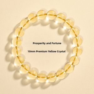 QINGXIANGTAI | Good Luck and Fortune Yellow Crystal Bracelet