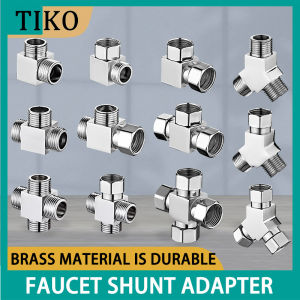 Garden Tap Distributor Valve Connector Brass Adapter Faucet Connector Kitchen Washing Machine Accessories