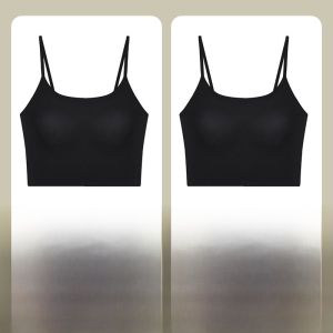 MiiOW | Áo ba lỗ Ice Silk không dây liền thân cho nữ mùa hè mỏng liền mạch kiểu dáng lưng đẹp đồ lót trong suốt màu trơn