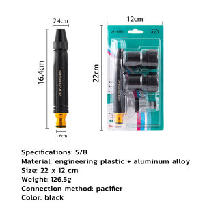Talao High Pressure Nozzle Garden Hose Spray Nozzle Jet Water Pressure Power Spray Nozzle Carwash Set