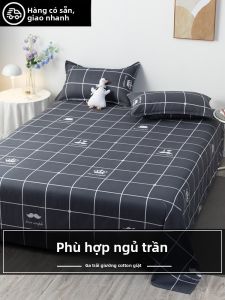 KAMONI | Cotton Single Double Bed Sheet For Dormitory Universal Season Use